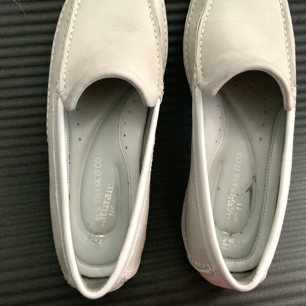 Trask women soft leather with contour padded insole flat loafers